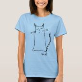 Thinkful cat T-Shirt Tシャツ (正面)