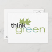 ThinkGreen ポストカード (正面/裏面)