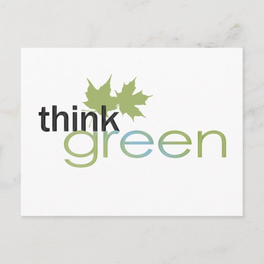 ThinkGreen ポストカード (正面)