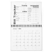 "Thinkin頭が切れるな"ビルの追跡者の日付がない2pgカレンダー カレンダー (1月 2026)