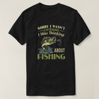 THINKING ABOUT FISHING Tシャツ