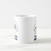 Thinking About My Frenchie Funny French Bulldog De コーヒーマグカップ (中央)