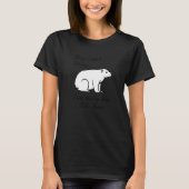 Thinking About Polar Bears Cute Bear Wildlife Prem Tシャツ (正面)