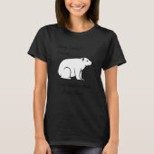 Thinking About Polar Bears Cute Bear Wildlife Tシャツ (正面)