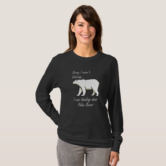 Thinking About Polar Bears Wilderness Adventure Pr Tシャツ (正面フル)