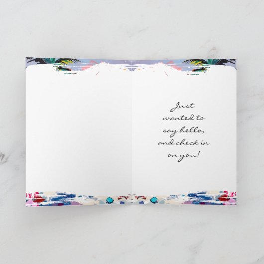 Thinking About You | Checking In カード (内部)