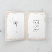 Thinking About You | Friendship Poem カード (内部)