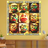 Thinking About You | LIKE YOU Collection キャンバスプリント (インサイチュ (リビング))