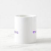 THINKING Classic Mug | Minimalist Mind Statement コーヒーマグカップ (中央)