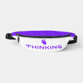 THINKING Fanny Pack | Minimalist Mindset Statement ファニーパック (正面)