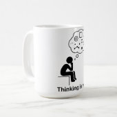Thinking_is_fun コーヒーマグカップ (正面左)