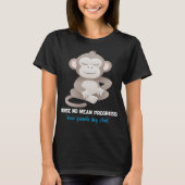 Thinking Monkey – Funny Truths of Life T-Shirt Tシャツ (正面)