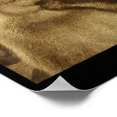 Thinking Monkey Meme Vintage Retro  ポスター (角)