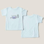 Thinking of Freedom Cute Fish Doodle Art (デザイン正面&裏面)