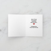 Thinking of you カード (内部)