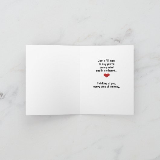 Thinking of you カード (内部)