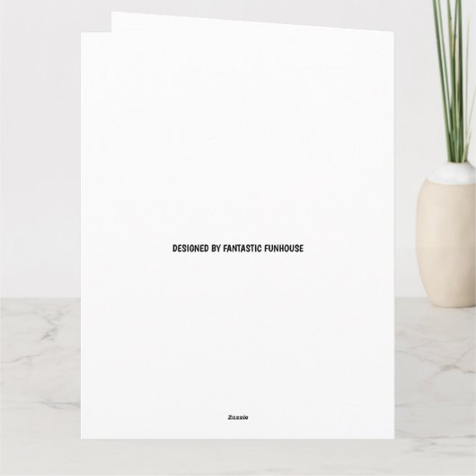 THINKING OF YOU AND DONUTS Funny Greeting Card カード (裏面)