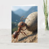 Thinking of You Ant Pushing a Big Rock Uphill カード (正面)