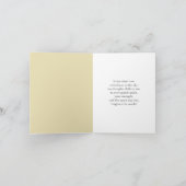 Thinking of You Bald Eagle Watercolor  カード (内部)