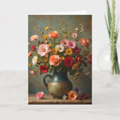 Thinking of You Bright Flowers in Pitcher カード (正面)