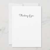 Thinking of You Bright Flowers in Pitcher Flat カード (裏面)