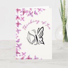Thinking of You Butterfly カード