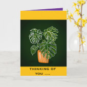 thinking of you ...... cool カード (黄色い花)