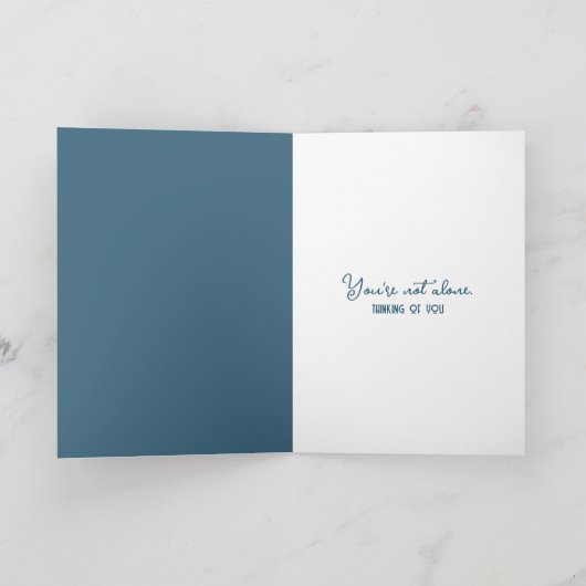 Thinking of you Cottontail Rabbit In Moonlight カード (内部)