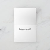 Thinking of you, customize photo! カード (内部)