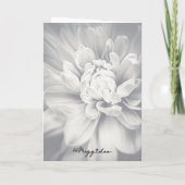 Thinking of You Dear Friend Custom Floral カード (裏面)