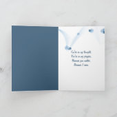 Thinking of You Duckling In a Blue T-shirt Pocket カード (内部)