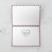 Thinking of You Greeting カード (内部)