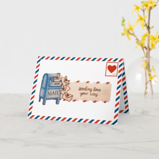 Thinking of You Greeting カード (黄色い花)