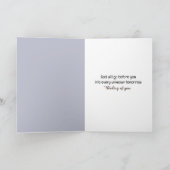 Thinking of You Lake Dock with Geese カード (内部)