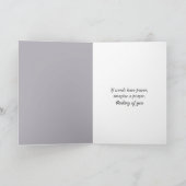 Thinking of You Lake Dock with Willow Tree カード (内部)