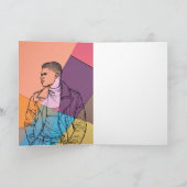 Thinking of You – Modern Artistic Greeting Card カード (内部)