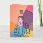 Thinking of You – Modern Artistic Greeting Card カード (裏面)