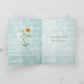 Thinking of You Mom – Bright Floral Abstract カード (内部)