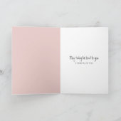 Thinking of You Mouse With a Cup of Coffee カード (内部)