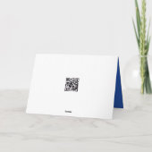 Thinking of You Neon Blue Nightstand Clock カード (裏面)