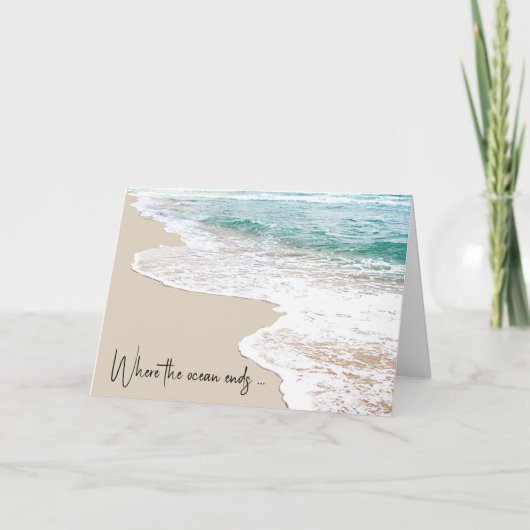 Thinking of You Ocean Beach カード (正面)