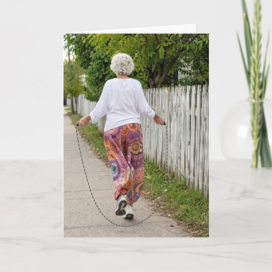 Thinking of You Old Lady Jumps Rope  カード (正面)