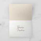 Thinking of You Open Vintage Book カード (内部)