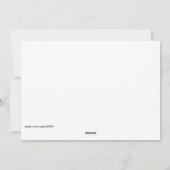 Thinking of You, Shiny Blue Glitzy Template シーズンカード (裏面)