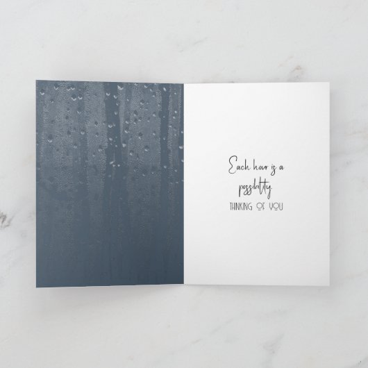 Thinking of You Teddy Bear カード (内部)