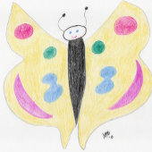 Thinking of You - Thought I Would Flutter By Card カード