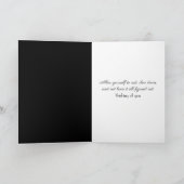 Thinking of You White Jumbled Prayer Letters カード (内部)