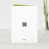 Thinking of You White Orchids and Bamboo カード (裏面)