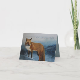 Thinking Of You - Winter Fox カード