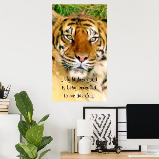 Thinking_ Print ポスター (ホームオフィス)